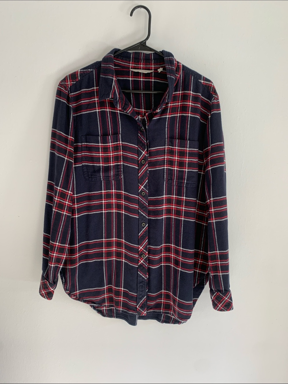 ATHLETA Plaid Flannel Shirt - L